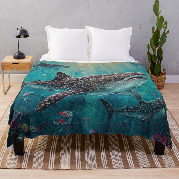 Item preview, Whale Shark Art – Cute Aesthetic Ocean Design | Marine Life Sea Animal Gift designed and sold by Illuministique.