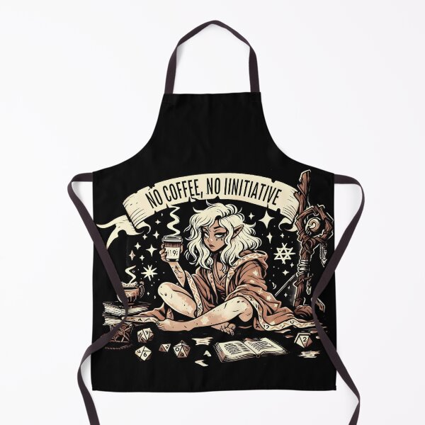 Item preview, No coffee, no initiative, dnd coffee designed and sold by Boardgameo.