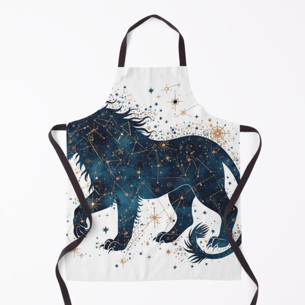 Item preview, Celestial Lion – Mythic Constellation Illustration designed and sold by catcurio.