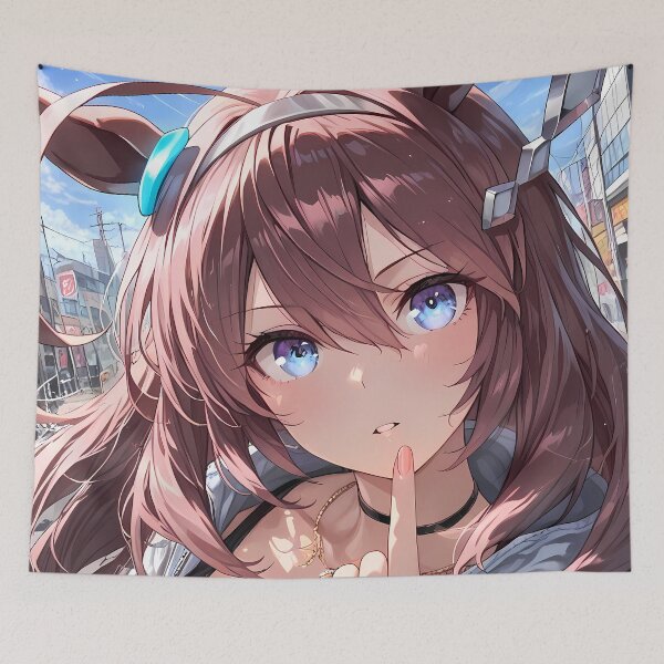 Item preview, Mihono Bourbon Uma Musume Pretty Derby Urban Street Style designed and sold by PMartistStudio.