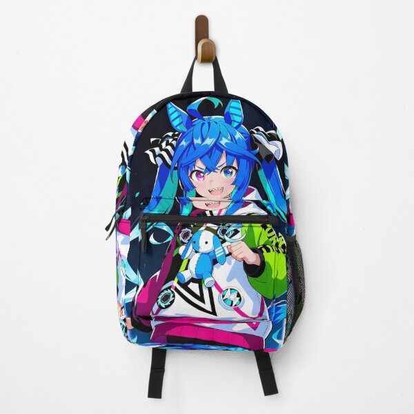 Item preview, Twin Turbo Uma Musume Neon Hoodie Plush Stage Power designed and sold by PMartistStudio.