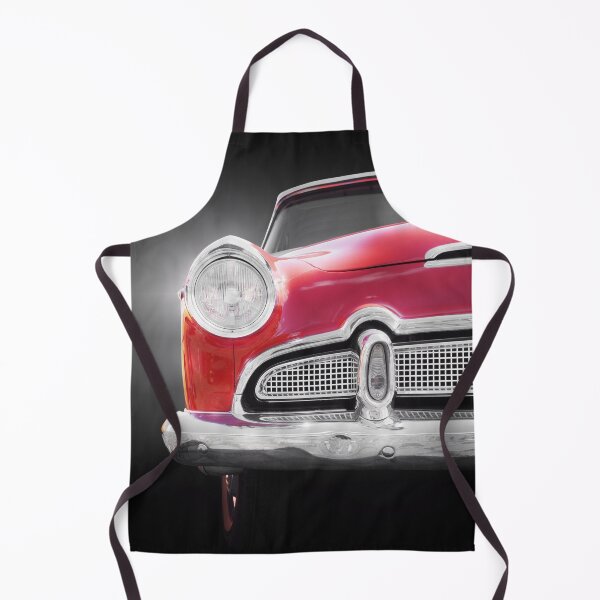 Item preview, Vintage Red Classic Car 1956 Front View designed and sold by Beate Gube.