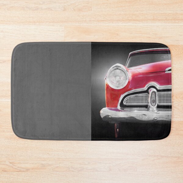 Item preview, Vintage Red Classic Car 1956 Front View designed and sold by Beate Gube.