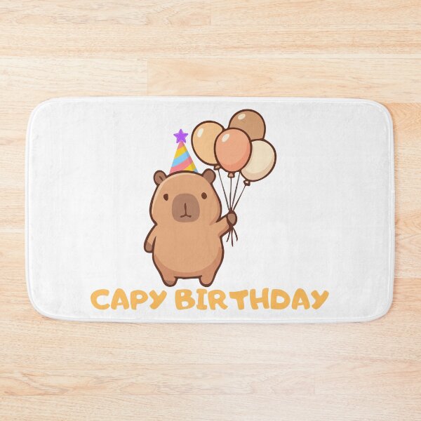 Item preview, Cappy Birthday Capybara designed and sold by kestey.