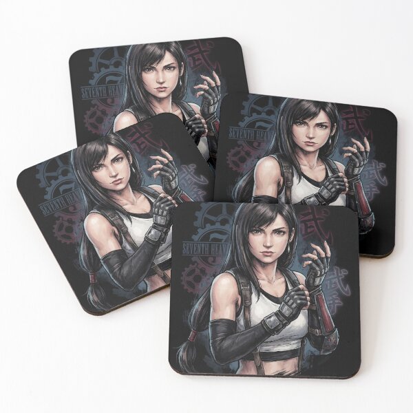 Item preview, Final Fantasy VII Tifa Lockhart Remake Rebirth Crop Top Gloves Design designed and sold by Senpaiwaves.