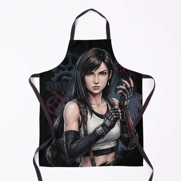 Item preview, Final Fantasy VII Tifa Lockhart Remake Rebirth Crop Top Gloves Design designed and sold by Senpaiwaves.