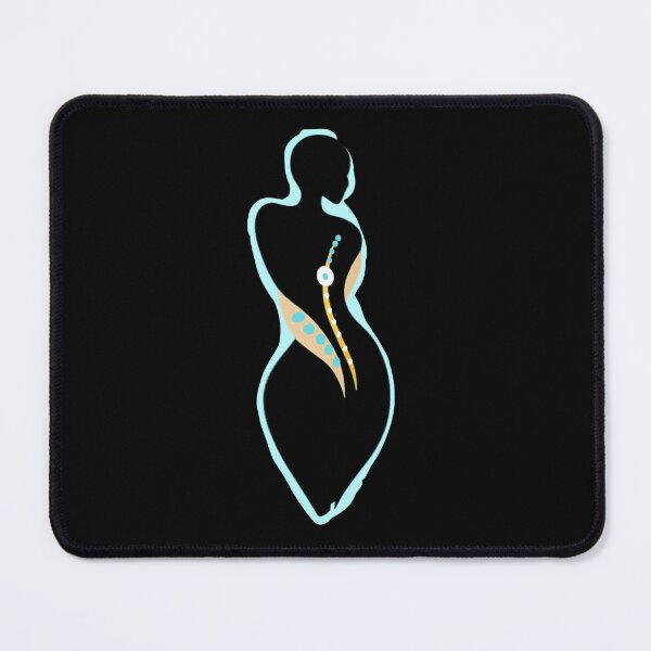 Item preview, Balance Within – Elegant Spine & Female Silhouette Design designed and sold by NB-Artmagic.