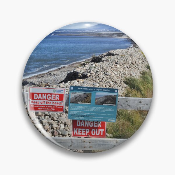 Item preview, Danger. Closed Beach near Garmouth, Moray, Scotland designed and sold by Richard Flint.