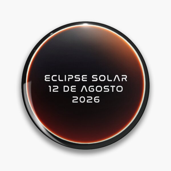 Item preview, Solar eclipse 2026 - Spanish text - Ver. 2 - Spain - España designed and sold by R-A Designs.