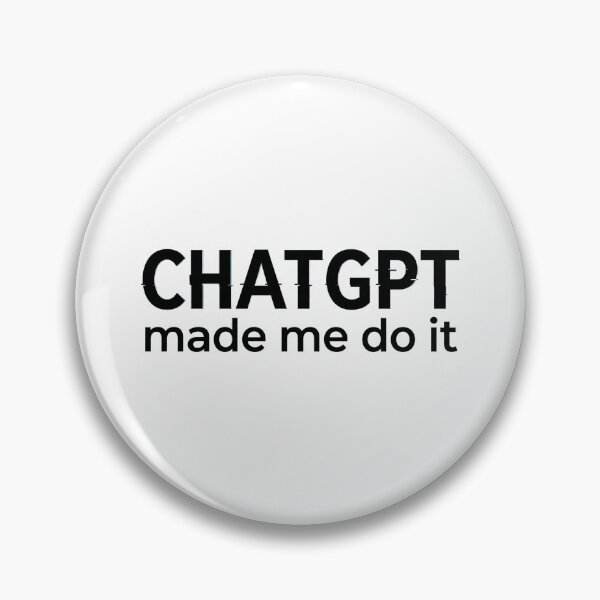 Artikelvorschau, ChatGPT hat mich dazu gebracht – Lustiges KI-T-Shirt, minimalistischer Technikhumor entworfen und verkauft von fadouades.