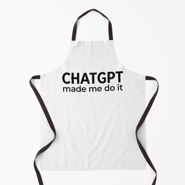 Item preview, ChatGPT Made Me Do It Funny AI T-Shirt Minimalist Tech Humor designed and sold by fadouades.