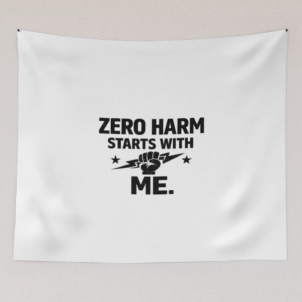 Item preview, Zero Harm Starts With Me – Safety Culture Motivational Gift designed and sold by AlisonPAnderson.