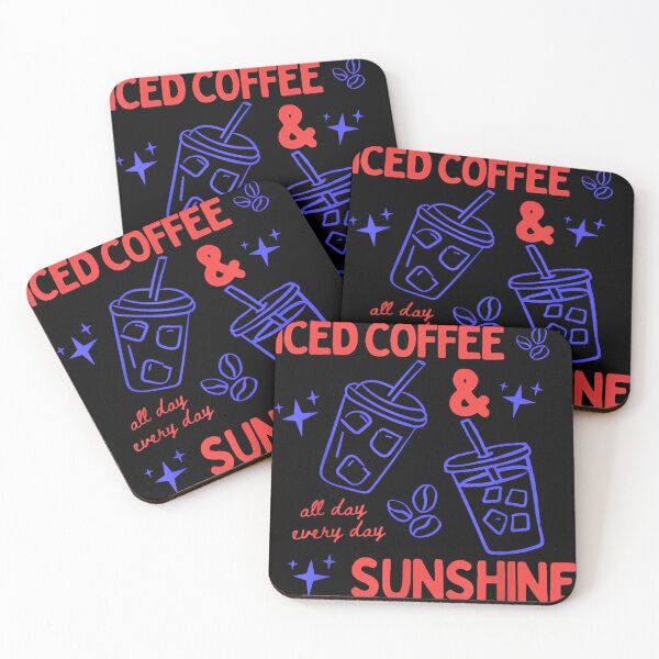 Item preview, Iced Coffee and Sunshine Iced Coffee Lover designed and sold by AlisonPAnderson.