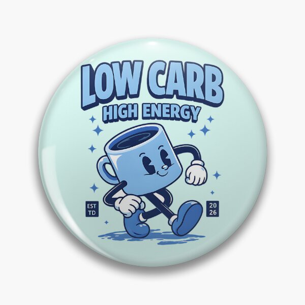 Item preview, Low Carb High Energy Vintage Coffee Character designed and sold by GogaVibeRe.