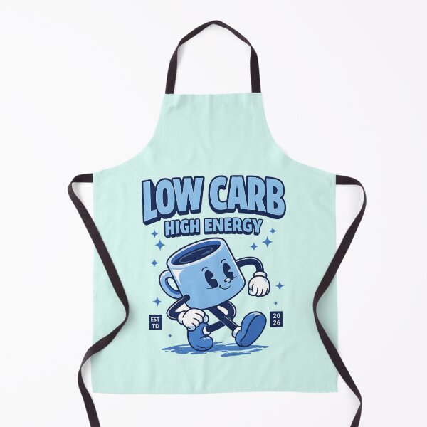 Item preview, Low Carb High Energy Vintage Coffee Character designed and sold by GogaVibeRe.