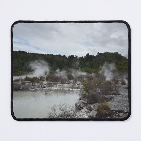Item preview, Misty Geothermal Landscape in Nature designed and sold by getmybookstore.