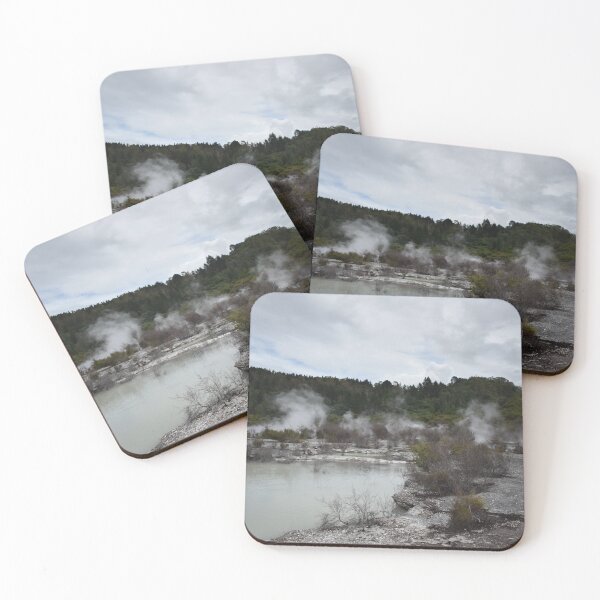 Item preview, Misty Geothermal Landscape in Nature designed and sold by getmybookstore.