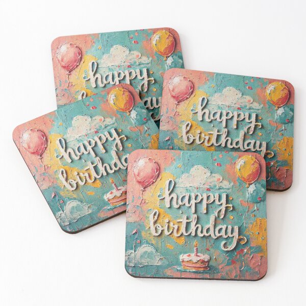 Item preview, Happy Birthday Card – Cute Aesthetic Birthday Wishes | Fun Celebration Gift Design designed and sold by Illuministique.