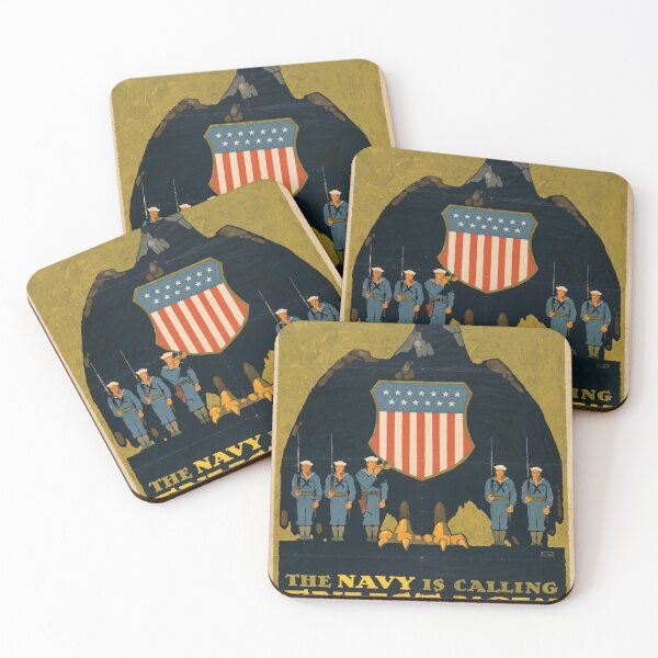 Item preview, The Only Way For Me Our Navy Howard Chandler Christy 1917 designed and sold by Vintage Poster 1914-1945 Archive.