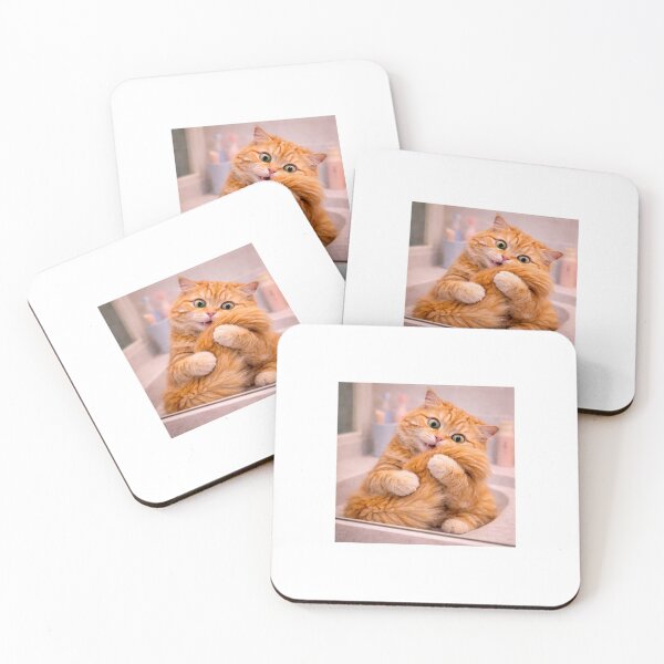 Item preview, Cat Obsessed With Its Own Tail designed and sold by LovelyCatGalaxy.
