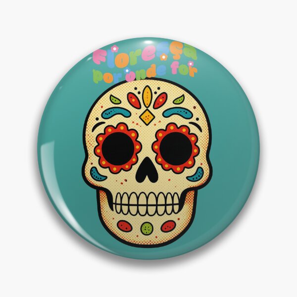 Item preview, Floral Fiesta Sugar Skull designed and sold by Vibe Candy studio..