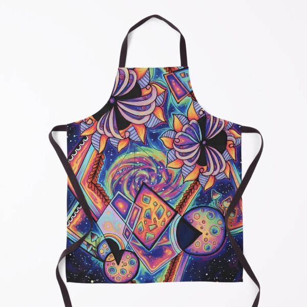 Item preview, Cosmic Neon Dream - Psychedelic Galaxy Mandala designed and sold by Tafera.