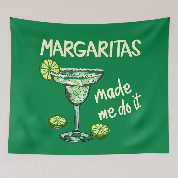 Item preview, Margaritas Made Me Do It Vintage Cocktail Art designed and sold by MaiZephyr.