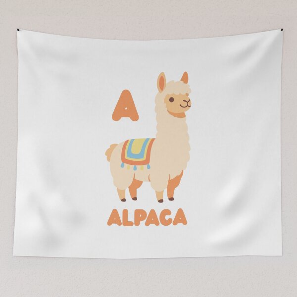 Item preview, Learn Alphabet : A for Alpaca designed and sold by Moonland21.