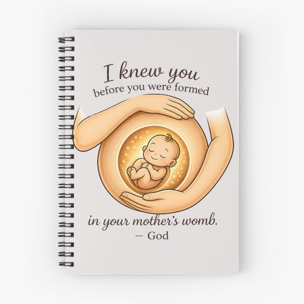 Item preview, Christian Maternity Shirt I Knew You Before You Were Formed Baby Shower Gift Pregnancy Announcement Tee designed and sold by Ginastle26.