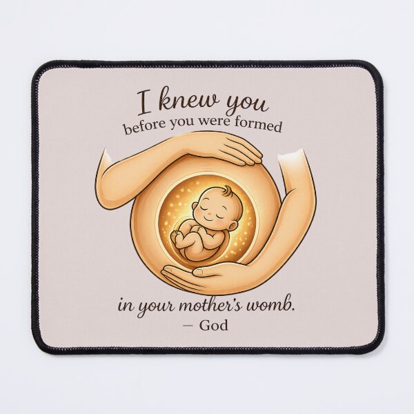 Item preview, Christian Maternity Shirt I Knew You Before You Were Formed Baby Shower Gift Pregnancy Announcement Tee designed and sold by Ginastle26.