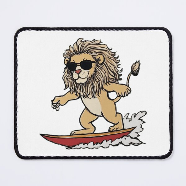 Item preview, Surf King Lion designed and sold by IanHidden.