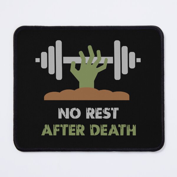 Item preview, No Rest After Death Zombie Workout Design designed and sold by ElectroSphere46.