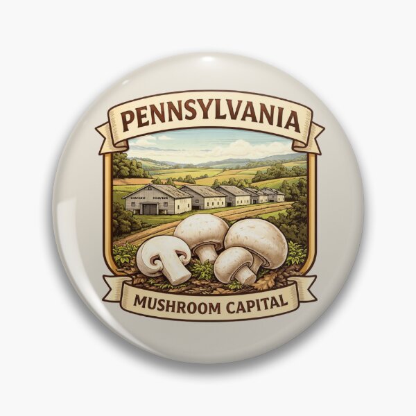 Item preview, Pennsylvania - The USA Mushroom Capital designed and sold by Myra365Art.