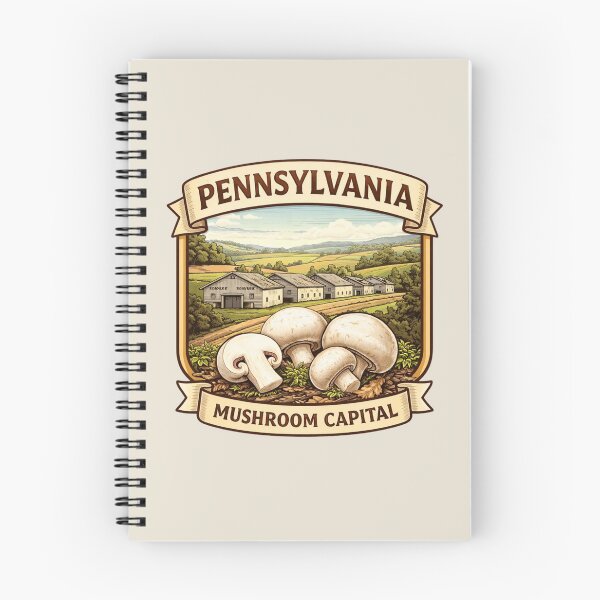 Item preview, Pennsylvania - The USA Mushroom Capital designed and sold by Myra365Art.