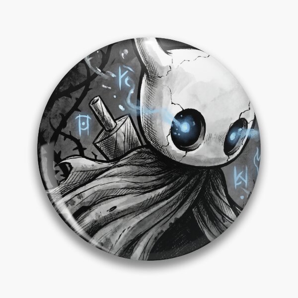 Item preview, Hollow Knight Ghost Navy Cape Broken Nail Portrait designed and sold by Senpaiwaves.