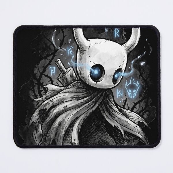 Item preview, Hollow Knight Ghost Navy Cape Broken Nail Portrait designed and sold by Senpaiwaves.