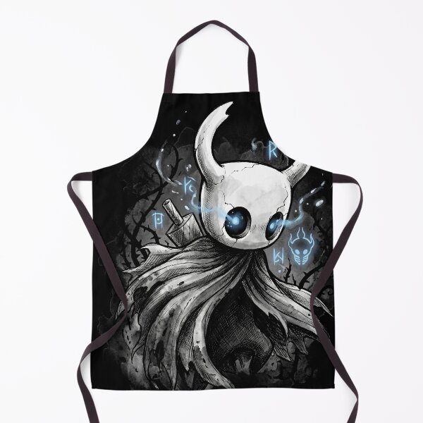 Artikelvorschau, Hollow Knight Ghost Navy Cape Broken Nail Portrait entworfen und verkauft von Senpaiwaves.