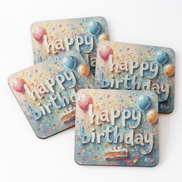 Item preview, Happy Birthday Card – Cute Aesthetic Birthday Wishes | Fun Celebration Gift Design designed and sold by Illuministique.