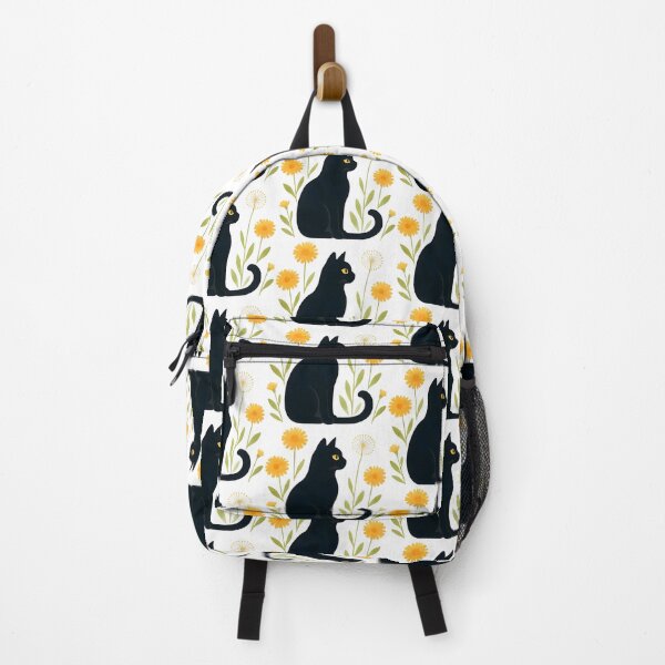 Item preview,  Black cat with a dandelion  designed and sold by uunaa.