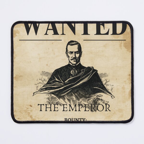 Item preview, The Emperor Wanted Poster – Luxury Vintage Collector Sticker designed and sold by DzA-stickers.