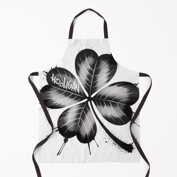 Item preview, Edgy Green Four Leaf Clover Sumi-e Art designed and sold by Bloomkept.