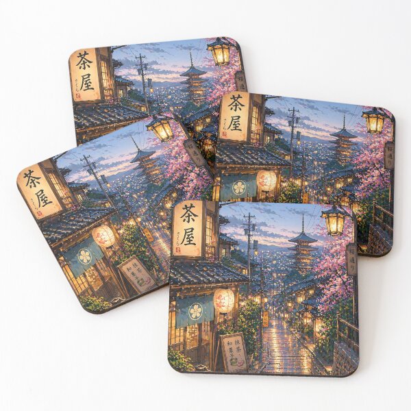 Item preview, Casa de té de anime en Tokio, cafetería al estilo del anime japonés. designed and sold by ManxCatAndy.