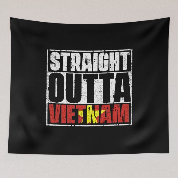 Item preview, Straight Outta Vietnam Flag designed and sold by CosmoKitsch.