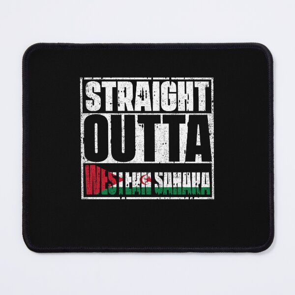 Item preview, Straight Outta Western Sahara Flag designed and sold by CosmoKitsch.