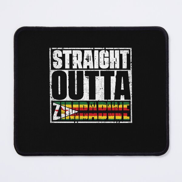 Item preview, Straight Outta Zimbabwe Flag designed and sold by CosmoKitsch.