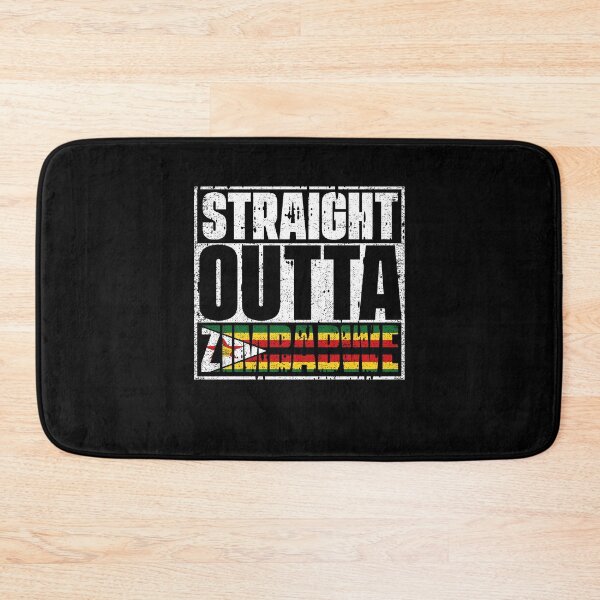 Item preview, Straight Outta Zimbabwe Flag designed and sold by CosmoKitsch.