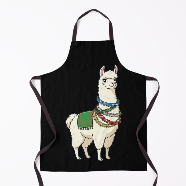 Item preview, Cute Festive Llama with Colorful Holiday Garlands designed and sold by k3rstman1.