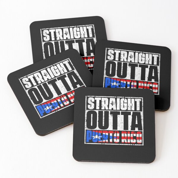 Item preview, Straight Outta Puerto Rico Flag designed and sold by CosmoKitsch.
