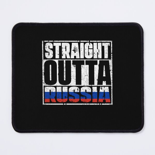 Item preview, Straight Outta Russia Flag designed and sold by CosmoKitsch.