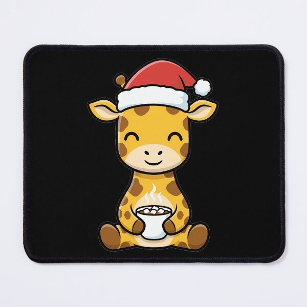 Item preview, Cute Christmas Giraffe Santa Hat Hot Cocoa designed and sold by k3rstman1.